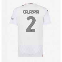 AC Milan Davide Calabria #2 Bortatröja Dam 2023-24 Kortärmad